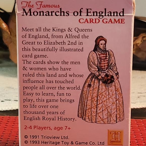 The Famous Monarchs of England card game - Picture 4 of 4